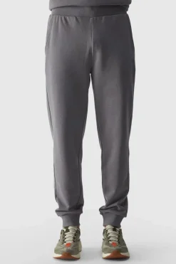 Online Męskie Spodnie Dresowe Joggery WMM00TTROM0942-25S Szare Męskie Spodnie Męskie|Odzież 4F