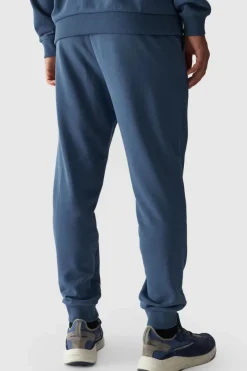 New Męskie Spodnie Dresowe Joggery WMM00TTROM0942-32S Niebieskie Męskie Spodnie Męskie|Odzież 4F