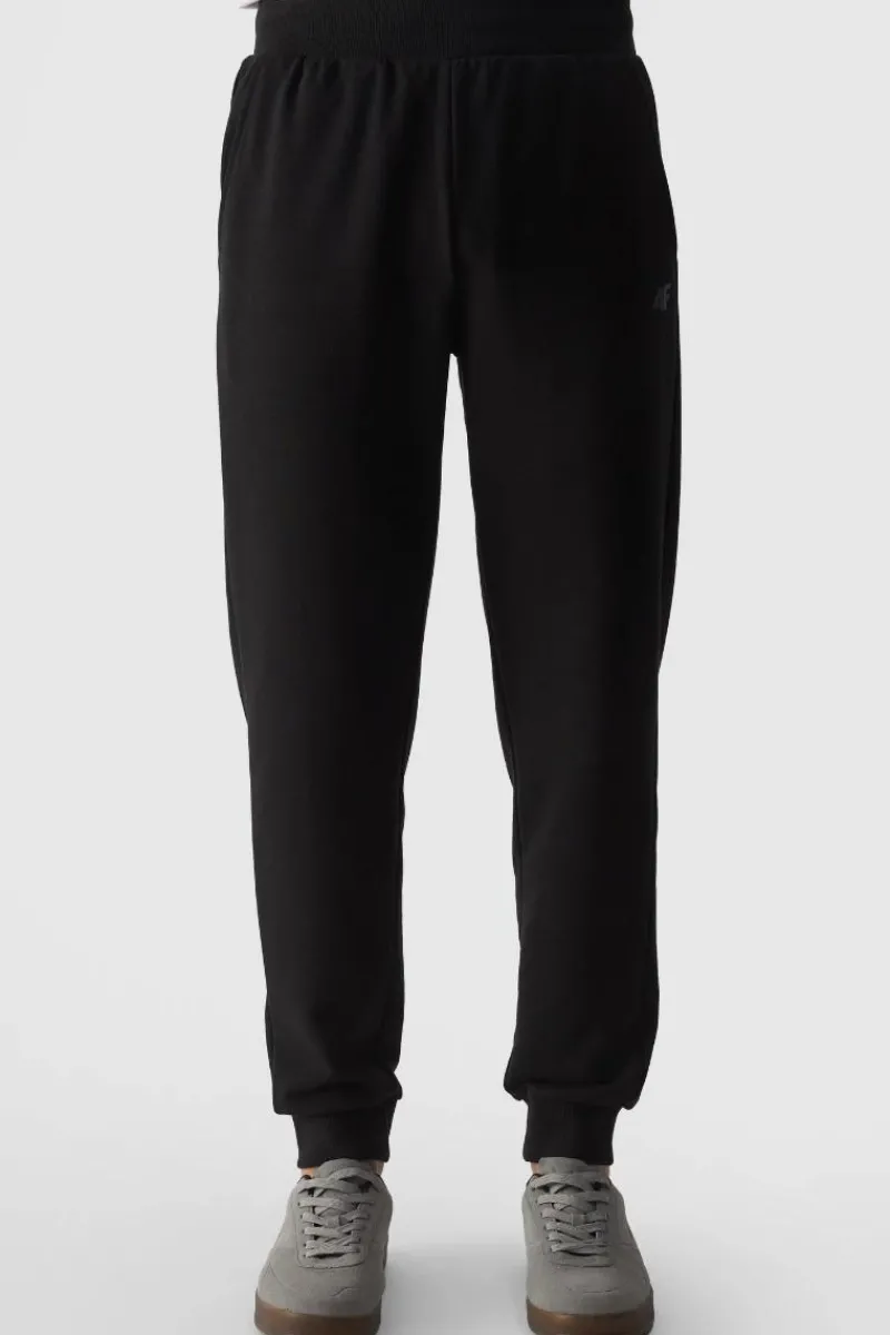 New 4F Męskie Spodnie Dresowe Joggery WMM00TTROM0942-20S Czarne