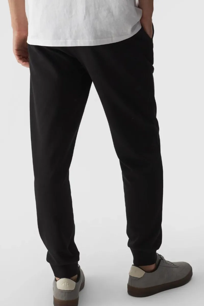 New 4F Męskie Spodnie Dresowe Joggery WMM00TTROM0942-20S Czarne