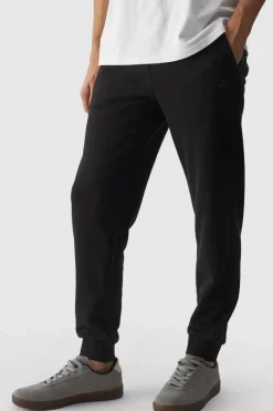 New 4F Męskie Spodnie Dresowe Joggery WMM00TTROM0942-20S Czarne
