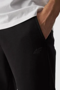 New 4F Męskie Spodnie Dresowe Joggery WMM00TTROM0942-20S Czarne