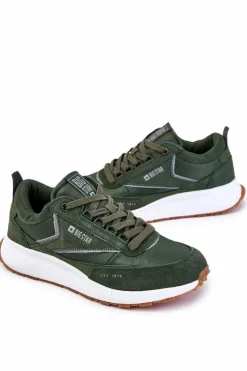Online Big Star Shoes Męskie Sportowe Buty Big Star KK174020 Zielone