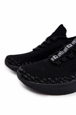 Online Big Star Shoes Męskie Sportowe Buty Big Star JJ174167 Czarne