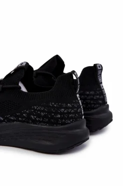 Online Big Star Shoes Męskie Sportowe Buty Big Star JJ174167 Czarne