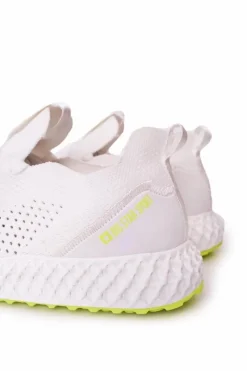 Trampki Męskie Big Star|Obuwie Sportowe Męskie>Big Star Shoes Męskie Sportowe Buty Memory Foam Big Star FF174235 Biało-Limonkowe