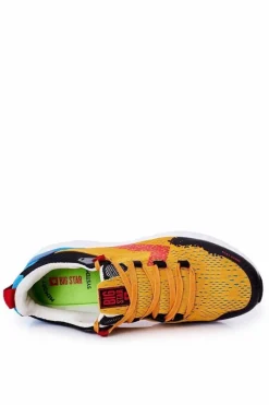 Trampki Męskie Big Star|Obuwie Sportowe Męskie></noscript>Big Star Shoes Męskie Sportowe Buty Memory Foam Big Star HH174237 Pomarańczowe