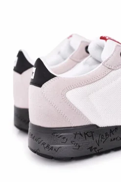 Hot Big Star Shoes Męskie Sportowe Buty Memory Foam Big Star FF174208 Biało-Szare