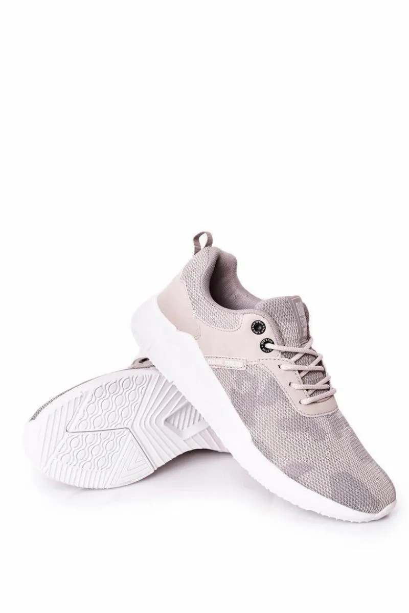 Clearance Big Star Shoes Męskie Sportowe Buty Memory Foam Big Star HH174139 Szare