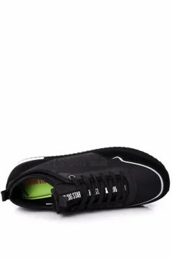 Best Męskie Sportowe Buty Memory Foam Big Star HH174212 Czarne Męskie Trampki Męskie Big Star|Obuwie Sportowe Męskie