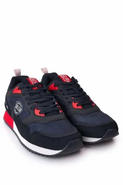 Online Big Star Shoes Męskie Sportowe Buty Memory Foam Big Star HH174240 Granatowe