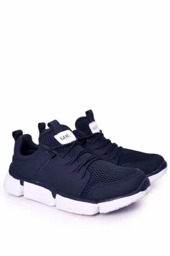 GOE Męskie Sportowe Buty Sneakersy HH1N4031 Granatowe
