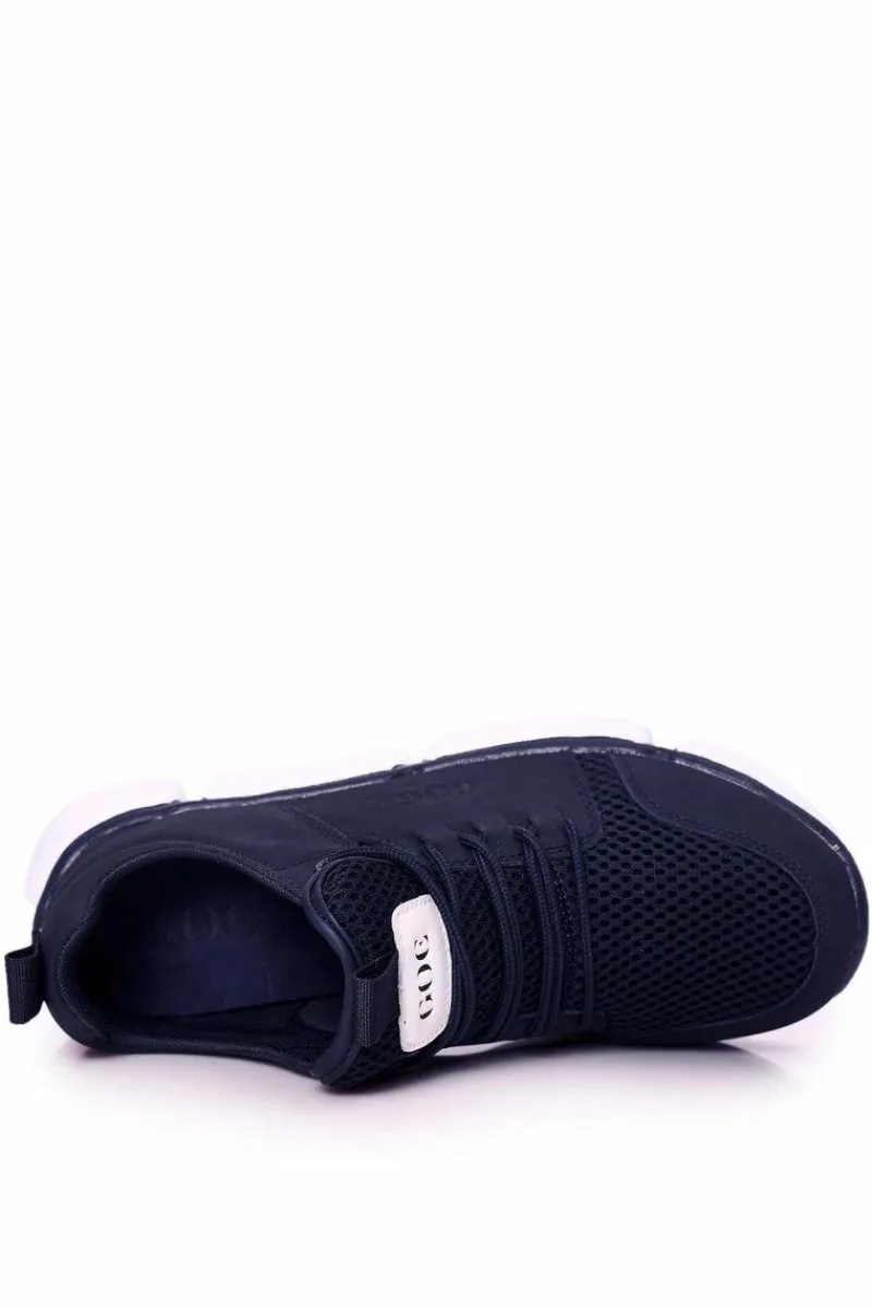 GOE Męskie Sportowe Buty Sneakersy HH1N4031 Granatowe