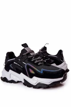 Trampki Męskie Big Star|Obuwie Sportowe Męskie></noscript>Big Star Shoes Męskie Sportowe Buty Sneakersy Big Star II174044 Czarne