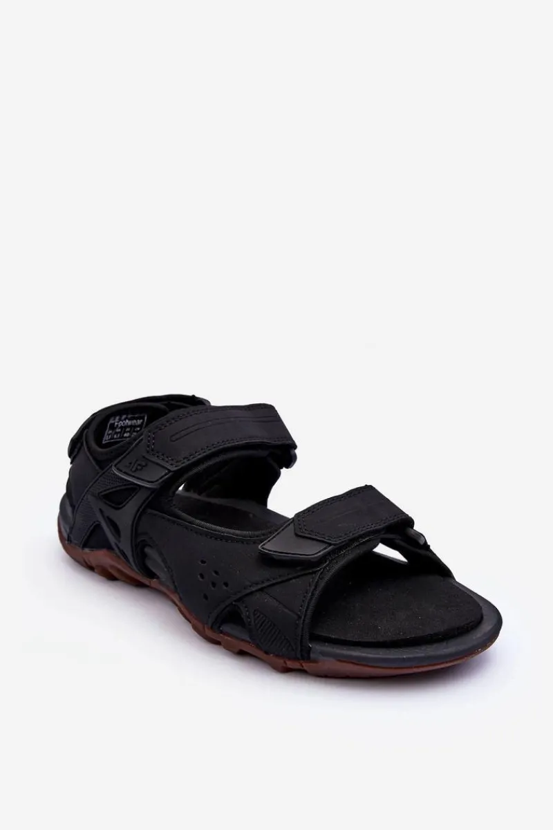 New 4F Męskie Sportowe Sandały SS23FSANM018-20S Czarne