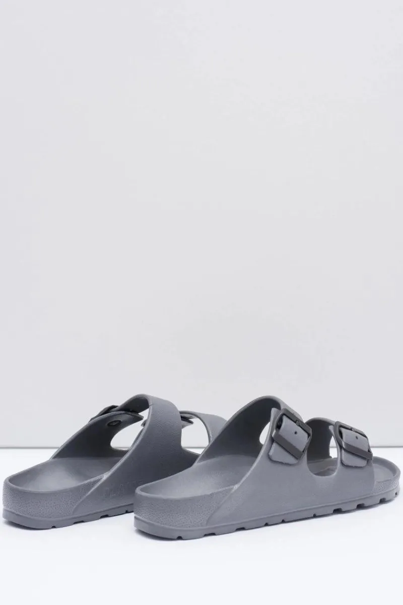 Outlet Boto Męskie Szare Ogrodowe Lekkie Klapki