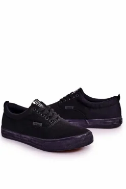 Trampki Męskie Big Star|Trampki Niskie></noscript>Big Star Shoes Męskie Tenisówki Big Star FF1745449 Czarne