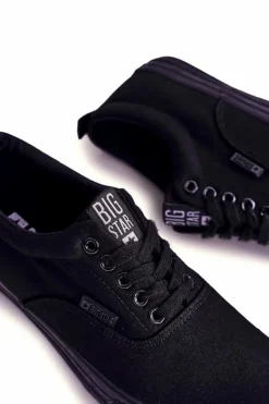 Trampki Męskie Big Star|Trampki Niskie></noscript>Big Star Shoes Męskie Tenisówki Big Star FF1745449 Czarne