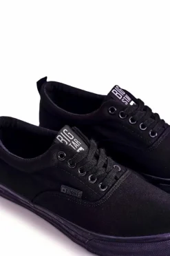 Trampki Męskie Big Star|Trampki Niskie></noscript>Big Star Shoes Męskie Tenisówki Big Star FF1745449 Czarne