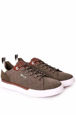 Trampki Męskie Big Star|Trampki Niskie>Big Star Shoes Męskie Tenisówki Big Star HH174160 Khaki