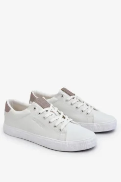 New Męskie Tenisówki Big Star LL174131 Białe Męskie Trampki Męskie Big Star|Trampki Niskie