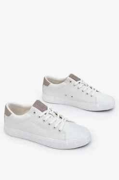 New Męskie Tenisówki Big Star LL174131 Białe Męskie Trampki Męskie Big Star|Trampki Niskie