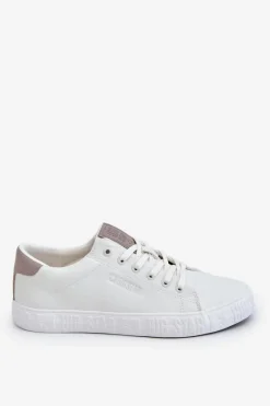 New Męskie Tenisówki Big Star LL174131 Białe Męskie Trampki Męskie Big Star|Trampki Niskie