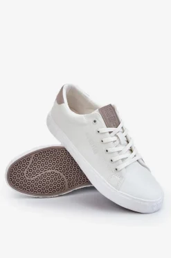 New Męskie Tenisówki Big Star LL174131 Białe Męskie Trampki Męskie Big Star|Trampki Niskie