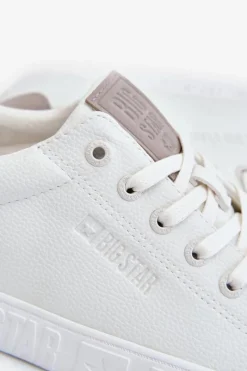 New Męskie Tenisówki Big Star LL174131 Białe Męskie Trampki Męskie Big Star|Trampki Niskie