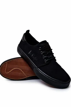 Best Lee Cooper Męskie Tenisówki LCW-22-31-0857M Czarne