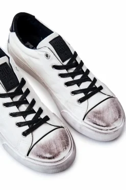 Męskie Tenisówki Trampki BIG STAR JJ174248 Biało-Czarne Męskie Trampki Męskie Big Star|Trampki Niskie