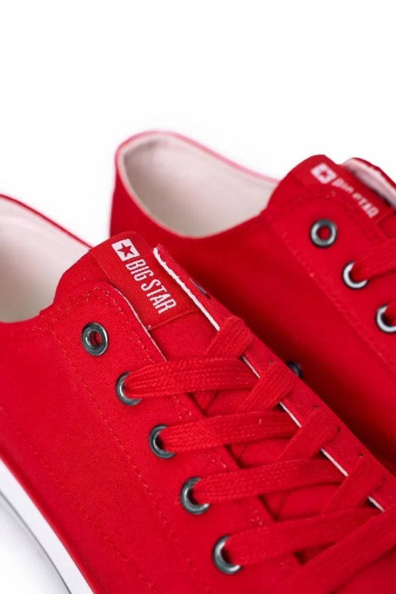 Big Star Shoes Męskie Trampki Big Star DD174274 Czerwone