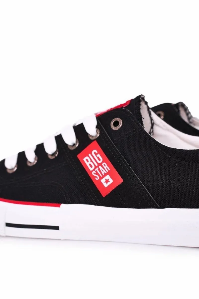 Online Męskie Trampki Big Star HH174039 Czarne Męskie Trampki Męskie Big Star|Trampki Niskie
