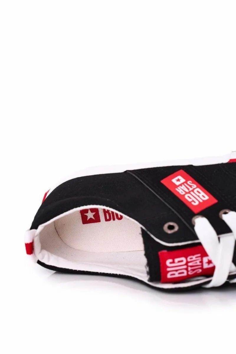 Online Męskie Trampki Big Star HH174039 Czarne Męskie Trampki Męskie Big Star|Trampki Niskie