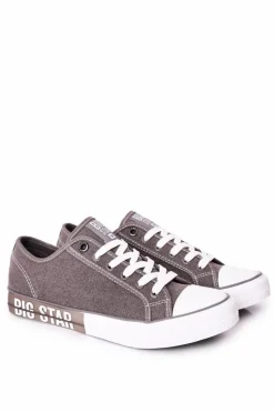 Trampki Męskie Big Star|Trampki Niskie>Big Star Shoes Męskie Trampki Big Star HH174049 Szare