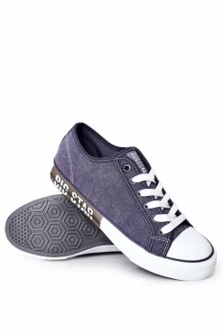 Sale Męskie Trampki Big Star HH174047 Granatowe Męskie Trampki Męskie Big Star|Trampki Niskie