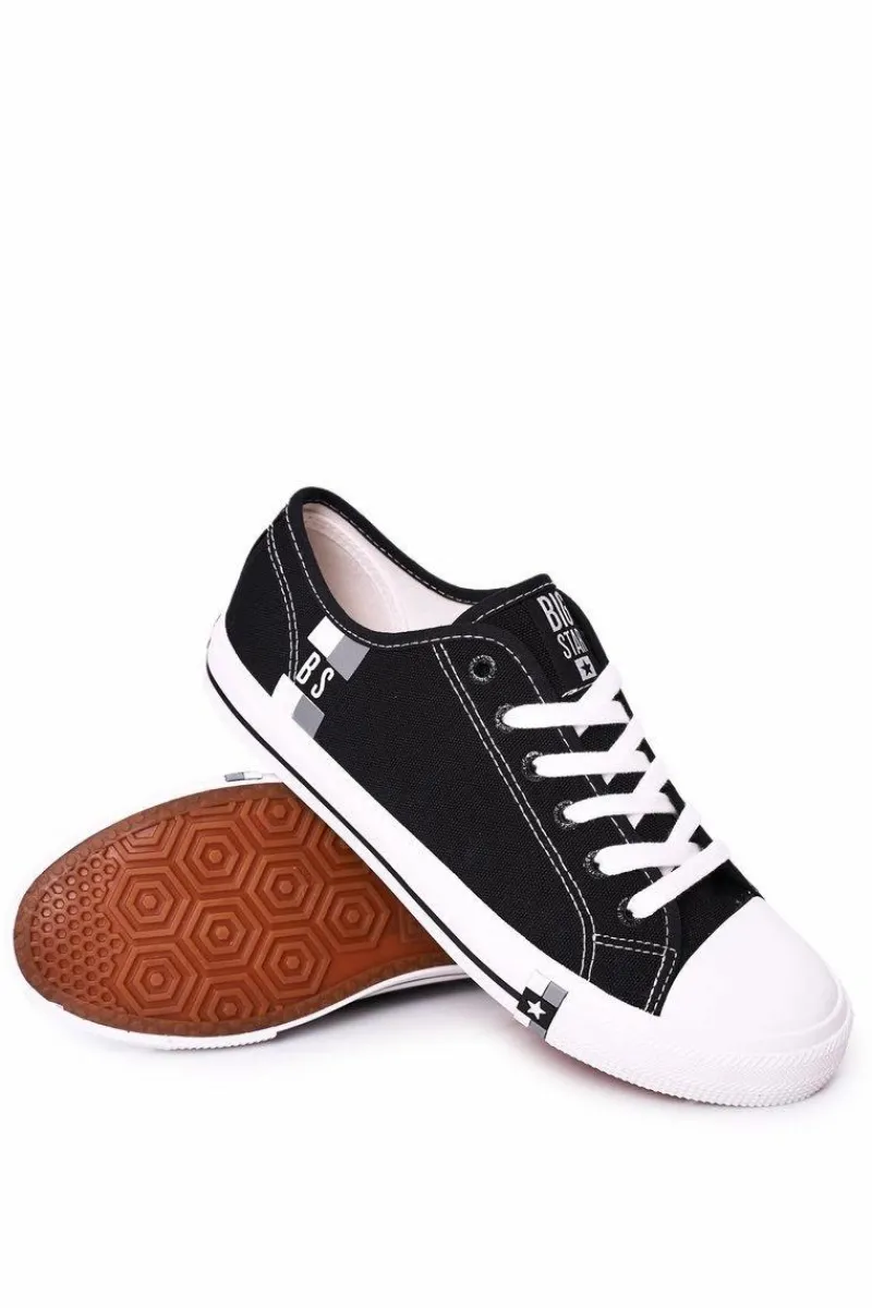 Best Big Star Shoes Męskie Trampki Big Star HH174323 Czarne