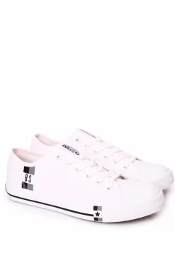 Best Męskie Trampki Big Star HH174324 Białe Męskie Trampki Męskie Big Star|Trampki Niskie