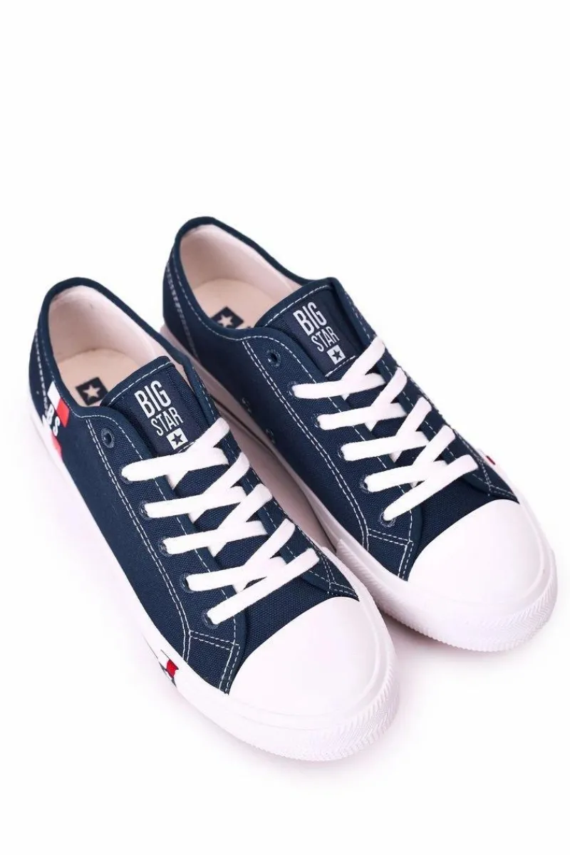 Trampki Męskie Big Star|Trampki Niskie>Big Star Shoes Męskie Trampki Big Star HH174326 Granatowe