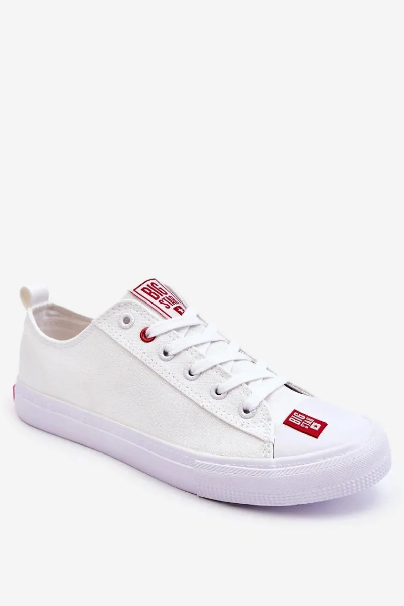 Trampki Męskie Big Star|Trampki Niskie>Big Star Shoes Męskie Trampki Big Star JJ174013 Białe