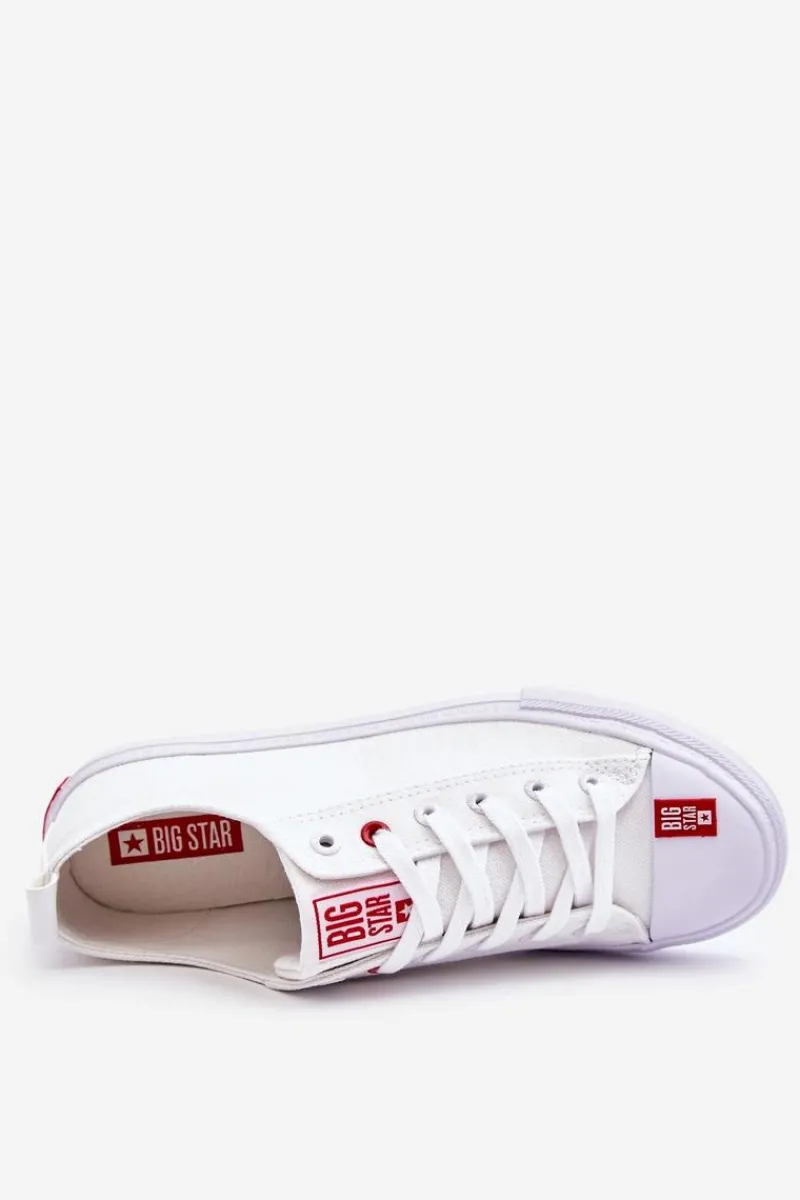 Trampki Męskie Big Star|Trampki Niskie>Big Star Shoes Męskie Trampki Big Star JJ174013 Białe