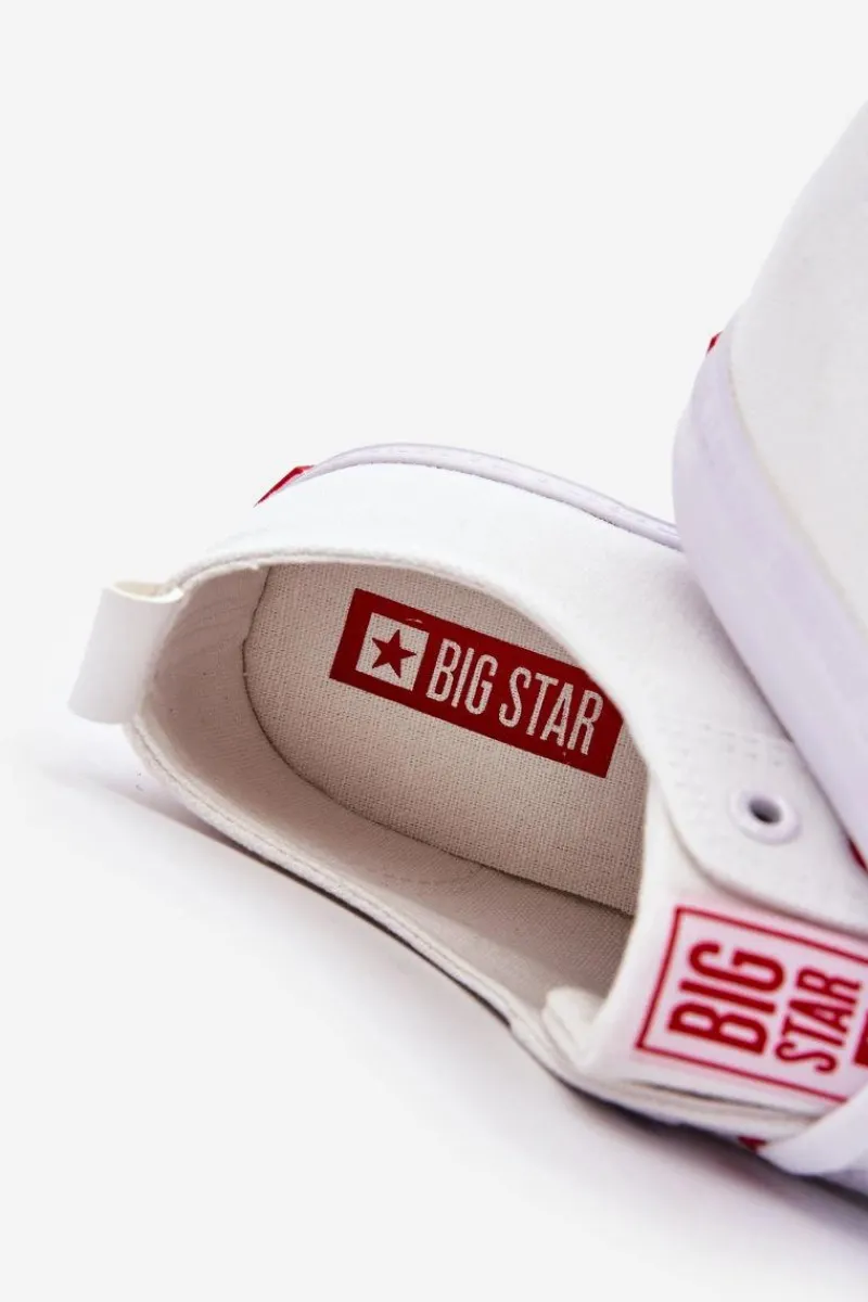 Trampki Męskie Big Star|Trampki Niskie>Big Star Shoes Męskie Trampki Big Star JJ174013 Białe