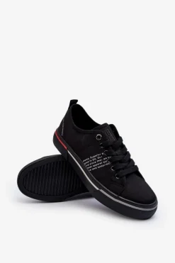 Online Big Star Shoes Męskie Trampki Big Star LL174205 Czarne