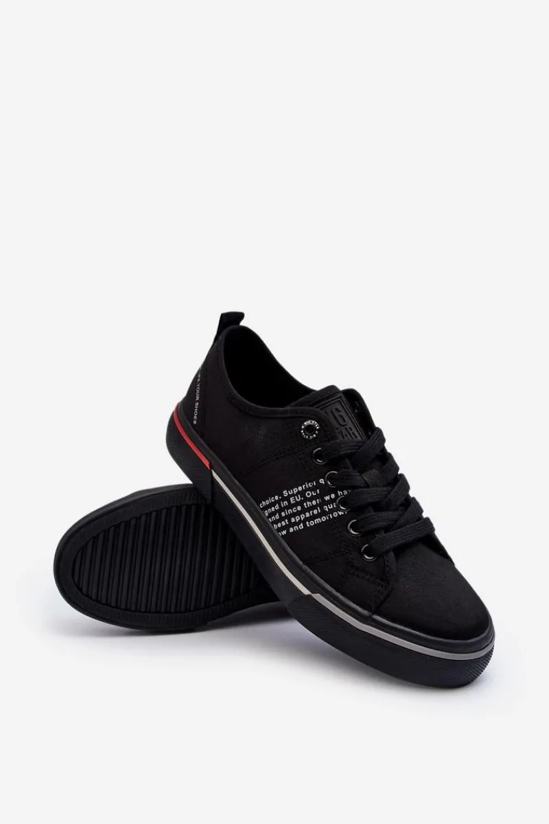 Online Big Star Shoes Męskie Trampki Big Star LL174205 Czarne