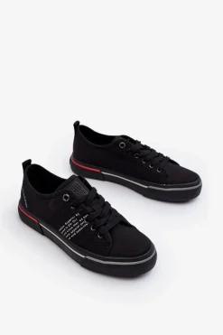 Online Big Star Shoes Męskie Trampki Big Star LL174205 Czarne