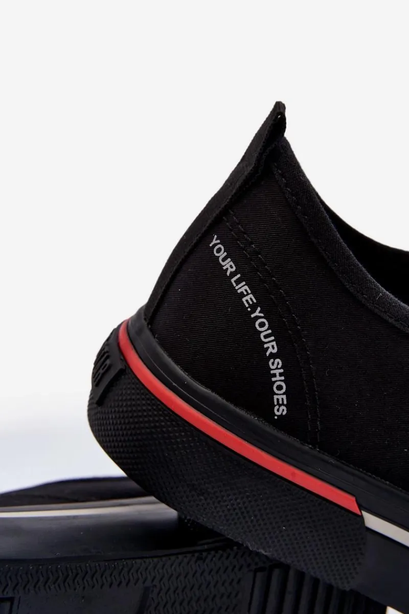 Online Big Star Shoes Męskie Trampki Big Star LL174205 Czarne