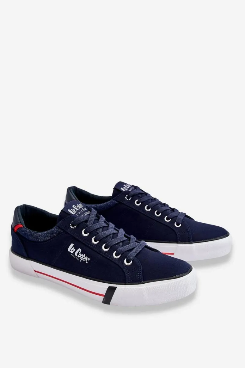 Trampki Niskie|Trampki Męskie Niskie>Lee Cooper Męskie Trampki LCW-23-31-1833M Granatowe