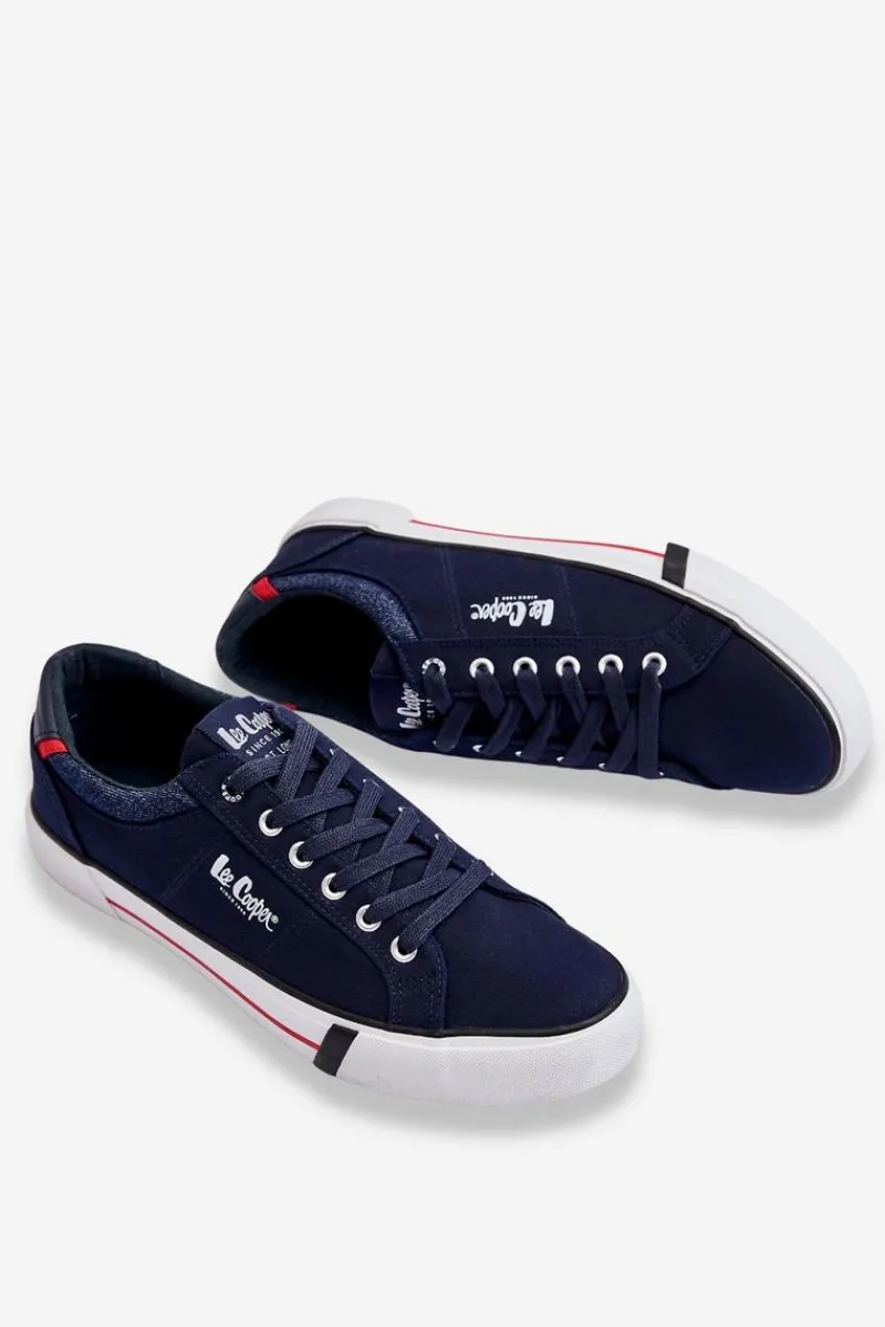 Trampki Niskie|Trampki Męskie Niskie>Lee Cooper Męskie Trampki LCW-23-31-1833M Granatowe