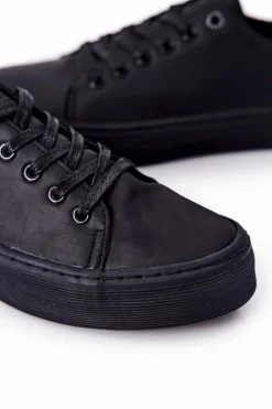 Discount Big Star Shoes Męskie Trampki Na Platformie BIG STAR II174047 Czarne