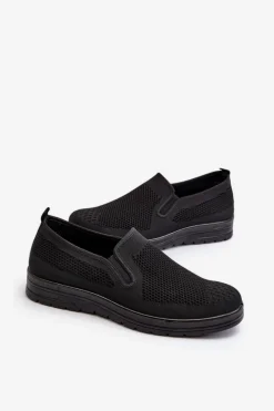 Online Evento Męskie Trampki Tenisówki Czarne Nomiji Czarny